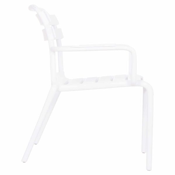 ΠΟΛΥΘΡΟΝΑ ΣΑΛΟΝΙΟΥ ΠΟΛΥΠΡΟΠΥΛΕΝΙΟΥ KORVER HM6333.01 ΛΕΥΚΗ 63.5x65x76Υεκ. - Image 4