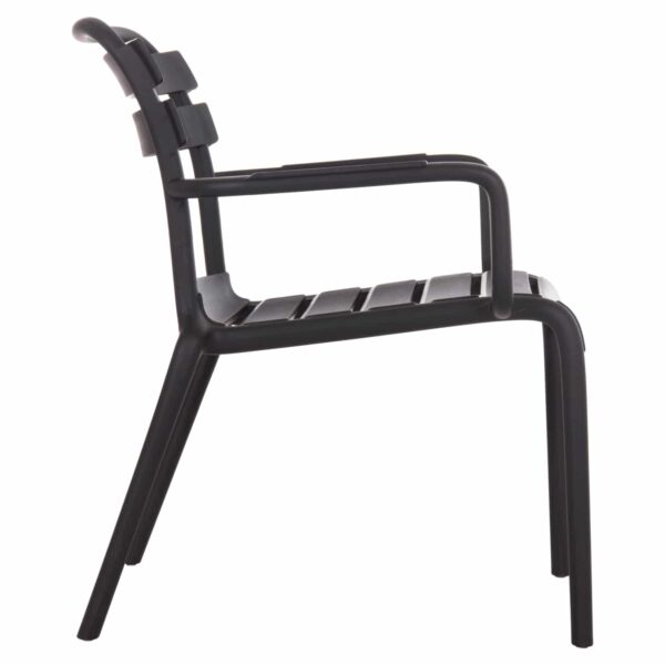 ΠΟΛΥΘΡΟΝΑ ΣΑΛΟΝΙΟΥ ΠΟΛΥΠΡΟΠΥΛΕΝΙΟΥ KORVER HM6333.02 ΜΑΥΡΗ 63.5x65x76Υεκ. - Image 4