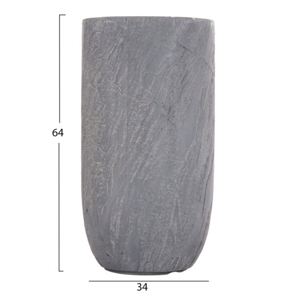 ΣΕΤ 3ΤΜΧ ΓΛΑΣΤΡΕΣ ΚΥΛΙΝΔΡΟΙ ΣΕΙΡΑ GARDENER HM4720 FIBERCLAY-ΧΡΩΜΑ CEMENT Φ44x79Υεκ - Image 4