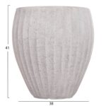 ΣΕΤ 3ΤΜΧ ΓΛΑΣΤΡΕΣ ΣΤΡΟΓΓΥΛΕΣ ΣΕΙΡΑ GARDENER HM4728 FIBERCLAY-ΧΡΩΜΑ CEMENT Φ48x56Υεκ - Image 3