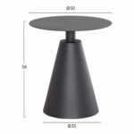 ΣΕΤ LOUNGE 3TMX ΕΞ.ΧΩΡΟΥ OREGO HM21106.01 ΑΛΟΥΜΙΝΙΟ ΣΕ ΣΚΟΥΡΟ ΓΚΡΙ - Image 3