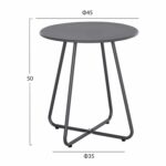 ΣΕΤ LOUNGE 3TMX ΕΞ.ΧΩΡΟΥ OREGO HM21107.01 ΑΛΟΥΜΙΝΙΟ & ΜΕΤΑΛΛΟ ΣΕ ΣΚΟΥΡΟ ΓΚΡΙ - Image 3