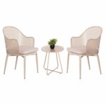 ΣΕΤ LOUNGE 3TMX ΕΞ.ΧΩΡΟΥ OREGO HM21107.03 ΑΛΟΥΜΙΝΙΟ & ΜΕΤΑΛΛΟ ΣΕ ΚΑΠΟΥΤΣΙΝΟ