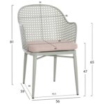 ΣΕΤ LOUNGE 3TMX ΕΞ.ΧΩΡΟΥ OREGO HM21107.06 ΑΛΟΥΜΙΝΙΟ & ΜΕΤΑΛΛΟ ΣΕ ΦΥΣΤΙΚΙ - Image 2