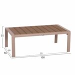 ΣΕΤ ΣΑΛΟΝΙ ΕΞ.ΧΩΡΟΥ 4ΤΜΧ SAFIN HM6278.04 ΑΛΟΥΜΙΝΙΟ ΚΑΠΟΥΤΣΙΝΟ--POLYWOOD--ΜΠΕΖ OLEFIN - Image 6