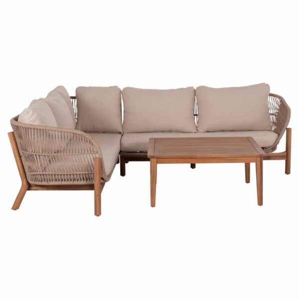 ΣΕΤ ΣΑΛΟΝΙ ΓΩΝΙΑ ΕΞ. ΧΩΡΟΥ 3ΤΜΧ SANJI HM6223 ΞΥΛΟ ΑΚΑΚΙΑΣ-ΑΛΟΥΜΙΝΙΟ-ΣΧΟΙΝΙ - Image 4