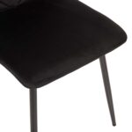 ΣΕΤ ΤΡΑΠΕΖΑΡΙΑΣ ΕΣ.ΧΩΡΟΥ 5ΤΜΧ JAFARU HM11073 ΜΕΤΑΛΛΟ--ΒΕΛΟΥΔΟ ΣΕ ΜΑΥΡΟ - Image 5