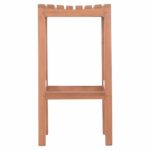 ΣΚΑΜΠΟ ΜΠΑΡ NIKOL HM18109 ΞΥΛΟ ΤΕΑΚ ΣΕ ΦΥΣΙΚΟ 40x40x77Υεκ. - Image 3