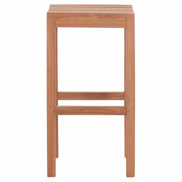 ΣΚΑΜΠΟ ΜΠΑΡ NIKOL HM18109 ΞΥΛΟ ΤΕΑΚ ΣΕ ΦΥΣΙΚΟ 40x40x77Υεκ. - Image 5