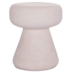 ΣΚΑΜΠΟ ΣΤΡΟΓΓΥΛΟ INTERON HM18171.02 FIBER CEMENT ΣΕ ΛΕΥΚΟ--Φ34x39Υεκ. - Image 3