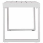 ΤΡΑΠΕΖΑΚΙ ΞΑΠΛΩΣΤΡΑΣ SENTRY HM6275.01 ΑΛΟΥΜΙΝΙΟ ΣΕ ΛΕΥΚΟ 87x43,5x45Υεκ. - Image 5