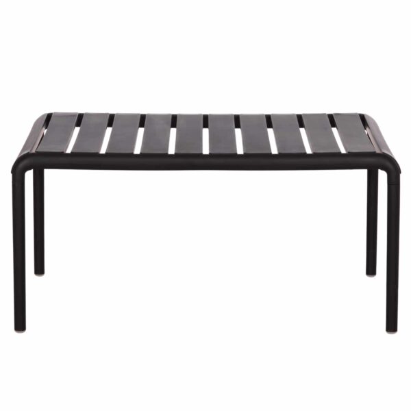 ΤΡΑΠΕΖΙ ΣΑΛΟΝΙΟΥ ΕΞΩΤΕΡΙΚΟΥ ΧΩΡΟΥ ΧΑΜΗΛΟ KORVER HM6334.02 ΠΟΛΥΠΡΟΠΥΛΕΝΙΟ ΜΑΥΡΟ 100x60x46Υεκ - Image 3