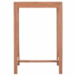 ΤΡΑΠΕΖΙ ΜΠΑΡ ΤΕΤΡΑΓΩΝΟ PRESSCOT HM18113 ΞΥΛΟ TEAK ΣΕ ΦΥΣΙΚΟ 70x70x105Υεκ. - Image 3