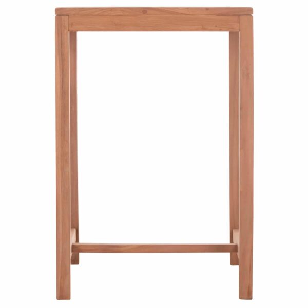 ΤΡΑΠΕΖΙ ΜΠΑΡ ΤΕΤΡΑΓΩΝΟ PRESSCOT HM18113 ΞΥΛΟ TEAK ΣΕ ΦΥΣΙΚΟ 70x70x105Υεκ. - Image 3