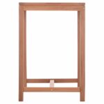 ΤΡΑΠΕΖΙ ΜΠΑΡ ΤΕΤΡΑΓΩΝΟ PRESSCOT HM18113 ΞΥΛΟ TEAK ΣΕ ΦΥΣΙΚΟ 70x70x105Υεκ. - Image 6