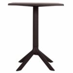 ΤΡΑΠΕΖΙ ΠΟΛΥΠΡΟΠΥΛΕΝΙΟΥ ΤΕΤΡΑΓΩΝΟ TERRIN HM6125.13 ΚΑΦΕ 60x60x75Υεκ. - Image 3