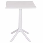 ΤΡΑΠΕΖΙ ΠΟΛΥΠΡΟΠΥΛΕΝΙΟΥ ΤΕΤΡΑΓΩΝΟ TERRIN HM6125.11 ΛΕΥΚΟ 60x60x75Υεκ. - Image 4