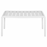 ΤΡΑΠΕΖΙ ΣΑΛΟΝΙΟΥ ΕΞΩΤΕΡΙΚΟΥ ΧΩΡΟΥ ΧΑΜΗΛΟ KORVER HM6334.01 ΠΟΛΥΠΡΟΠΥΛΕΝΙΟ ΛΕΥΚΟ 100x60x46Υεκ - Image 3