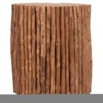 ΤΡΑΠΕΖΙ ΣΑΛΟΝΙΟΥ ΣΤΡΟΓΓΥΛΟ DRIFTER HM4443 DRIFTWOOD ΣΕ ΦΥΣΙΚΟ ΧΡΩΜΑ Φ36x40Υεκ - Image 3