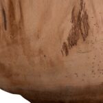 ΤΡΑΠΕΖΙ ΣΑΛΟΝΙΟΥ ΣΤΡΟΓΓΥΛΟ POMPU HM9794.11 ΜΑΣΙΦ ΞΥΛΟ SUAR ΣΕ ΦΥΣΙΚΟ Φ60x35Υεκ. - Image 6