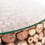 ΤΡΑΠΕΖΙ ΣΑΛΟΝΙΟΥ ΣΤΡΟΓΓΥΛΟ SPARROW HM9963 DRIFTWOOD--ΓΥΑΛΙ Φ65x51,5Υεκ. - Image 6