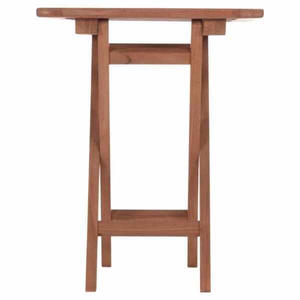 ΤΡΑΠΕΖΙ ΣΚΗΝΟΘΕΤΗ ΤΕΤΡΑΓΩΝΟ ERIS HM18118 ΞΥΛΟ TEAK--ΦΥΣΙΚΟ 60x60x75Υεκ. - Image 5