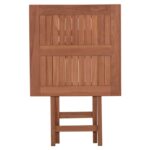 ΤΡΑΠΕΖΙ ΣΚΗΝΟΘΕΤΗ ΤΕΤΡΑΓΩΝΟ ERIS HM18118 ΞΥΛΟ TEAK--ΦΥΣΙΚΟ 60x60x75Υεκ. - Image 6