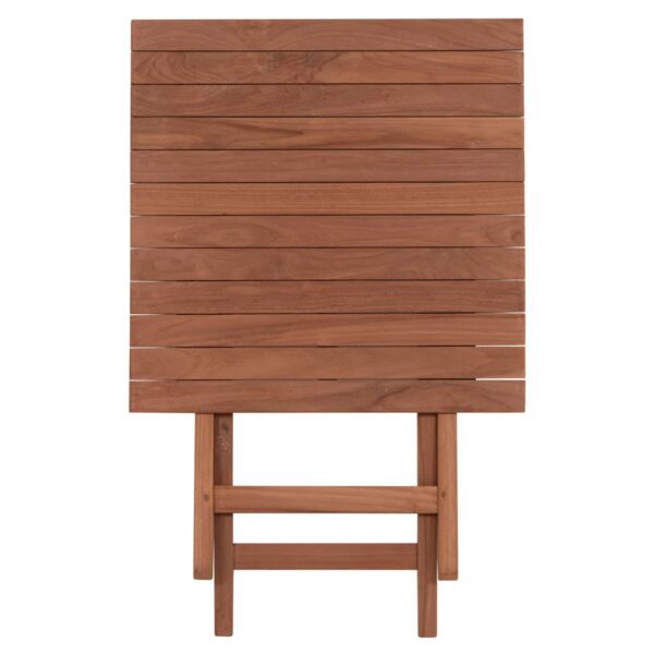 ΤΡΑΠΕΖΙ ΣΚΗΝΟΘΕΤΗ ΤΕΤΡΑΓΩΝΟ HEIDEL HM18121 ΞΥΛΟ TEAK--ΦΥΣΙΚΟ 60x60x75Υεκ. - Image 6