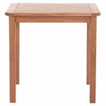 ΤΡΑΠΕΖΙ ΤΕΤΡΑΓΩΝΟ PRESSCOT HM18122 ΞΥΛΟ TEAK--ΦΥΣΙΚΟ 80x80x76Υεκ. - Image 3