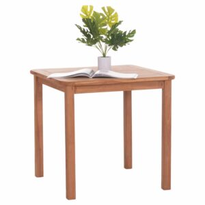 ΤΡΑΠΕΖΙ ΤΕΤΡΑΓΩΝΟ PRESSCOT HM18122 ΞΥΛΟ TEAK--ΦΥΣΙΚΟ 80x80x76Υεκ.