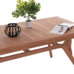 ΤΡΑΠΕΖΙ ΤΡΑΠΕΖΑΡΙΑΣ WONDER HM18116 ΞΥΛΟ TEAK--ΦΥΣΙΚΟ 180x91x75Υεκ. - Image 6