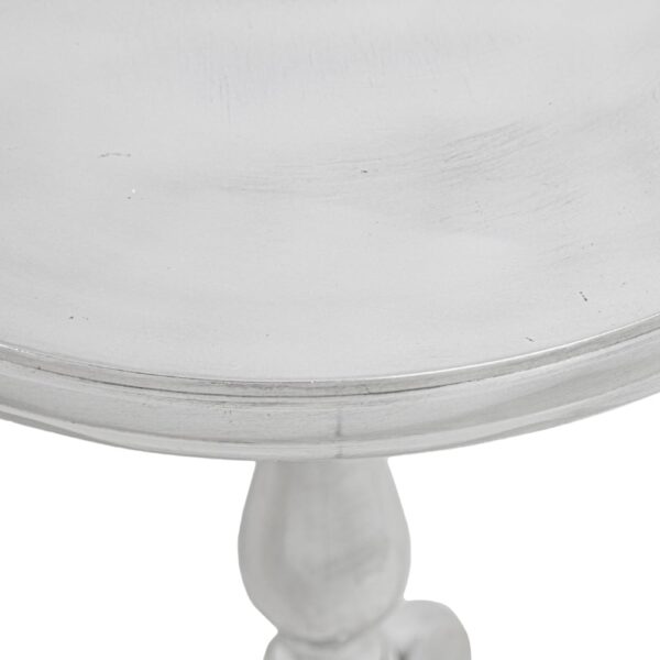 ELA SIDE TABLE ΑΣΗΜΙ 36x36x61 04-0545 - Image 2