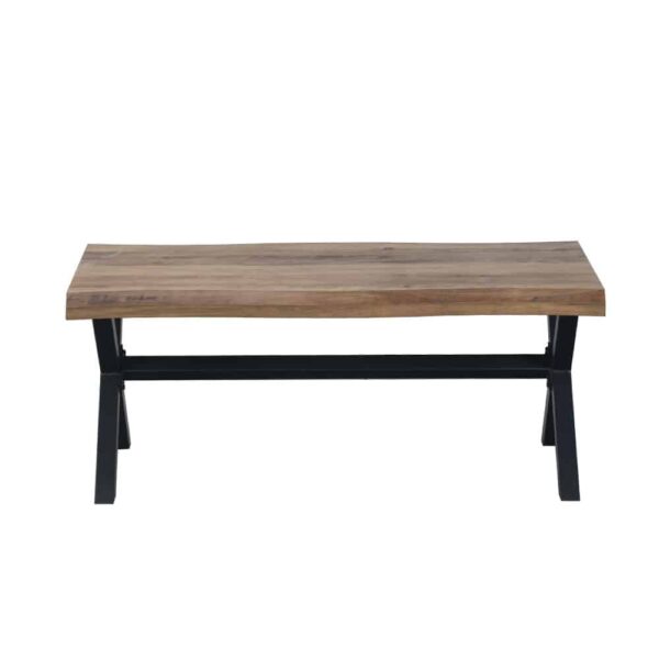 BRICK COFFEE TABLE ΚΑΡΥΔΙ ΜΑΥΡΟ 110x60x45 04-0564 - Image 2