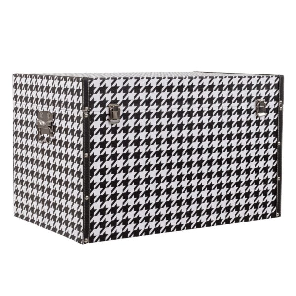 FERRE ΜΠΑΟΥΛΑ SET 4ΤΕΜ ΜΑΥΡΟ ΛΕΥΚΟ 64x40x40 04-0591 - Image 3