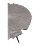 LEAF 60 SIDE TABLE NICKEL ΜΑΥΡΟ 60x60x41 04-0611 - Image 3