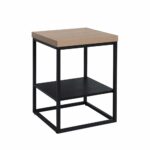 ALE SIDE TABLE SONOMA ΜΑΥΡΟ OAK ΜΑΥΡΟ 45x45x60 04-1061