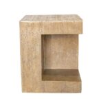 PYRAMIS SIDE TABLE BEIGE 38.5x38.5x46 04-1089 - Image 2