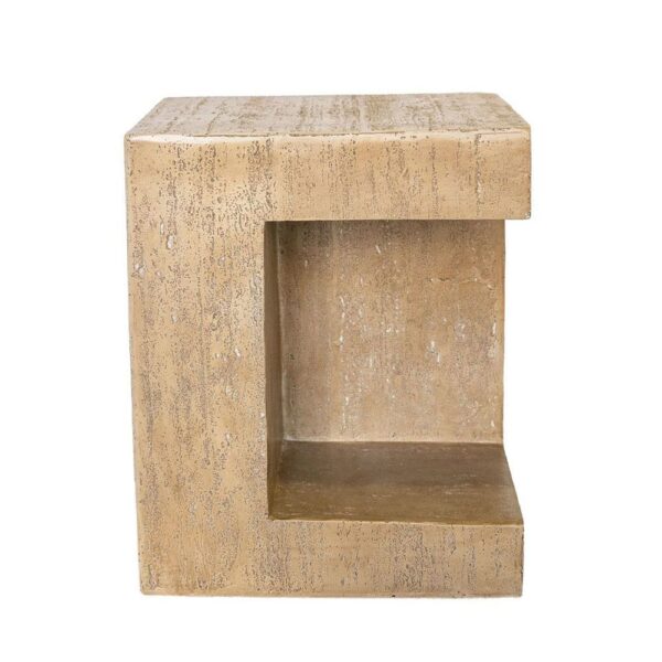 PYRAMIS SIDE TABLE BEIGE 38.5x38.5x46 04-1089 - Image 2