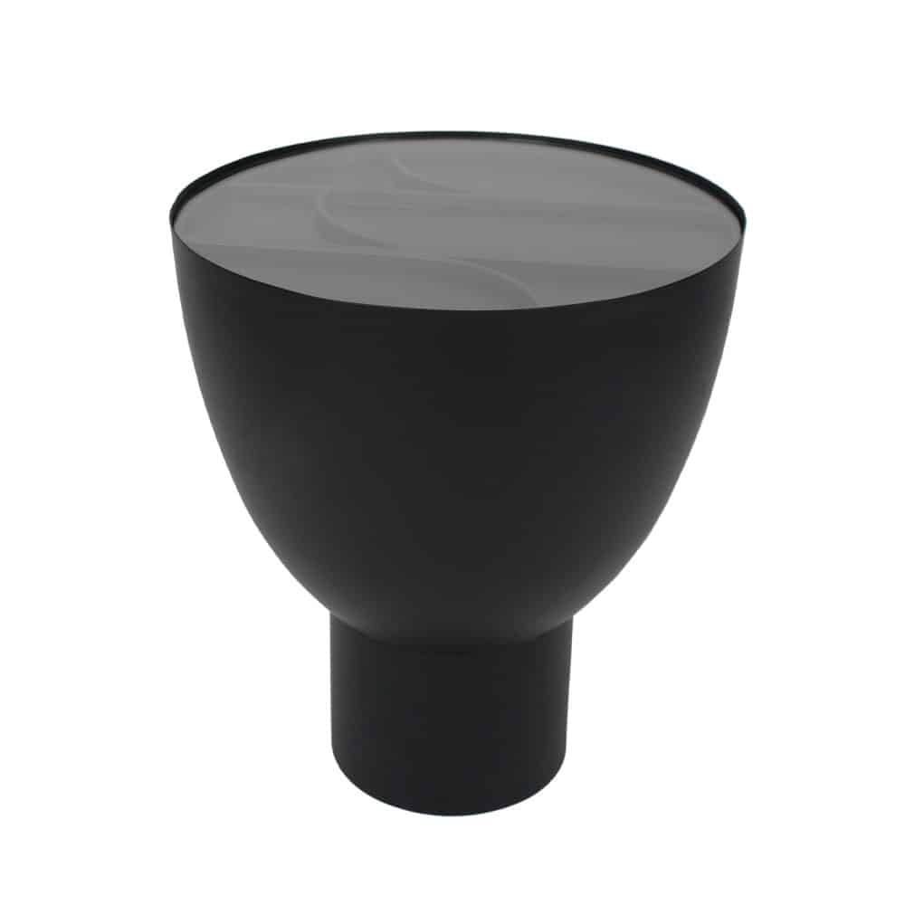 04-1111-PFwXB-first-_1 ARCHES SIDE TABLE ΜΑΥΡΟ 40.5x40.5x45.5 04-1111 - Image 1