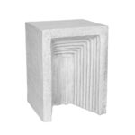 GATE SIDE TABLE CEMENT 34x34x47 04-1187