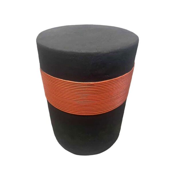 BELT SIDE TABLE ΜΑΥΡΟ ΚΕΡΑΜΙΔΙ 38.5x38.5x52 04-1188 - Image 2