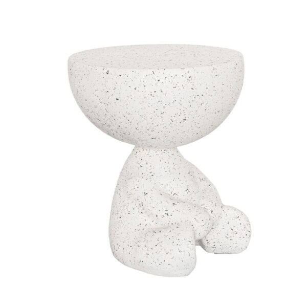 BEAR SIDE TABLE TERRAZZO 38x38x43 04-1214 - Image 3