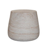 LITHOS SIDE TABLE BEIGE 49x49x41.5 04-1220