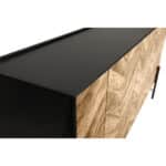 PARKE ΜΠΟΥΦΕΣ ΜΑΥΡΟ ΦΥΣΙΚΟ ΜΕ PATTERN 160x43x80 05-0479 - Image 5