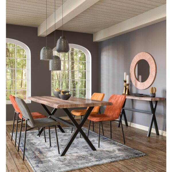 BRICK ΚΟΝΣΟΛΑ ΚΑΡΥΔΙ ΜΑΥΡΟ 120x40x75 05-0505 - Image 2