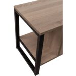 SPACE TV STAND 2ΡΑΦΙΑ 1ΣΥΡΤΑΡΙ SONOMA ΜΑΥΡΟ 120x35x45 05-0542 - Image 4