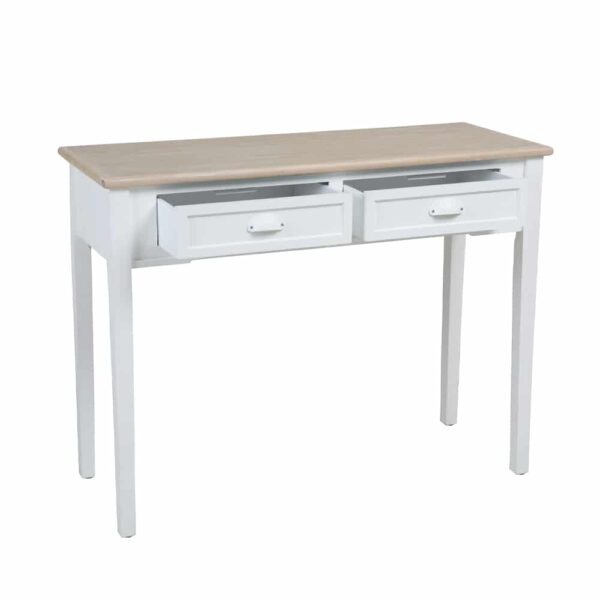 KIMOLOS ΚΟΝΣΟΛΑ 2ΣΥΡΤΑΡΙΑ ΛΕΥΚΟ ΦΥΣΙΚΟ 102x40x78 05-0618 - Image 4