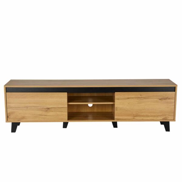ARABICA TV STAND SONOMA ΜΑΥΡΟ 170x38x49 05-0746 - Image 2