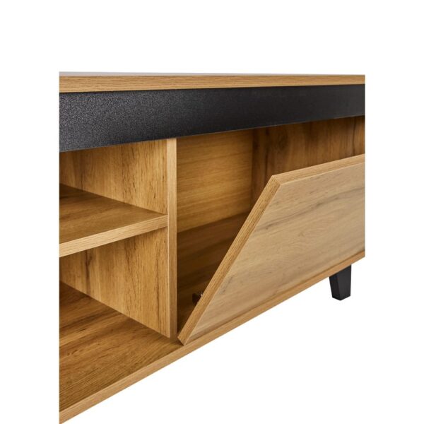 ARABICA TV STAND SONOMA ΜΑΥΡΟ 170x38x49 05-0746 - Image 4