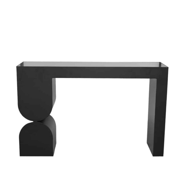 ARCHES ΚΟΝΣΟΛΑ ΜΑΥΡΟ 120x32x75 05-0790 - Image 3